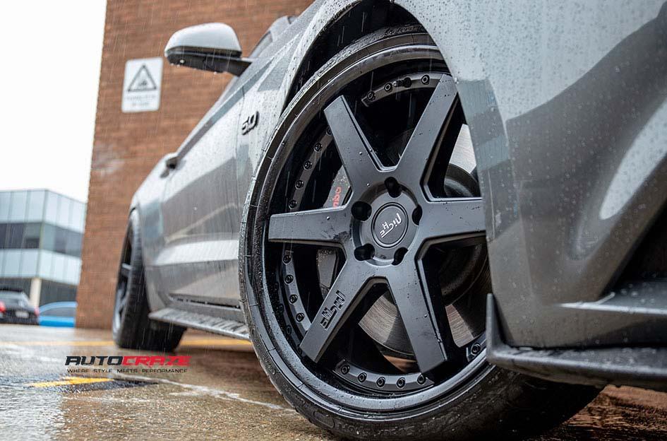 FORD MUSTANG ALTAIR MATTE BLACK WITH GLOSS BLACK LIP